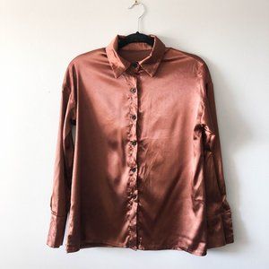 Satin Botton up Shirt
